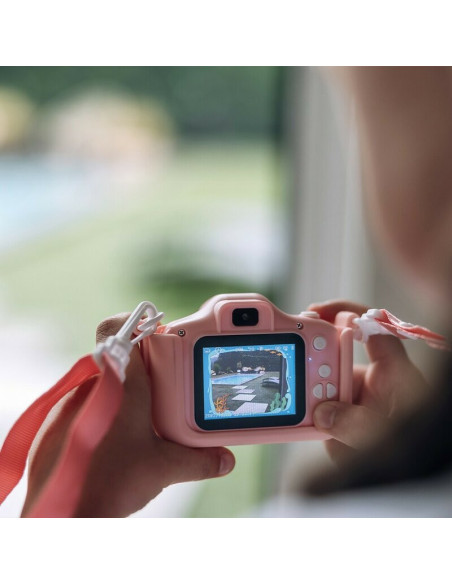BN-86908,Aparat foto digital pentru copii, Free2Play, Cu functie selfie, Cadre distractive, Cu 6 filtre, Unicorn