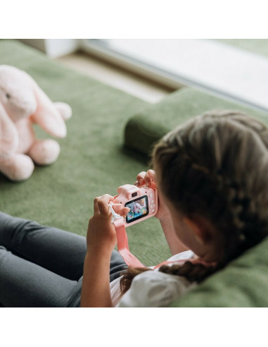 BN-86908,Aparat foto digital pentru copii, Free2Play, Cu functie selfie, Cadre distractive, Cu 6 filtre, Unicorn