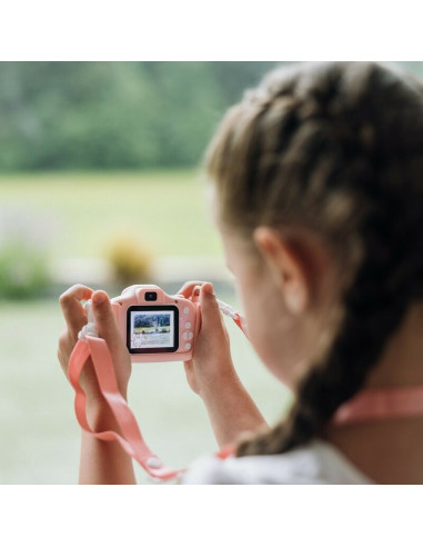 BN-86908,Aparat foto digital pentru copii, Free2Play, Cu functie selfie, Cadre distractive, Cu 6 filtre, Unicorn