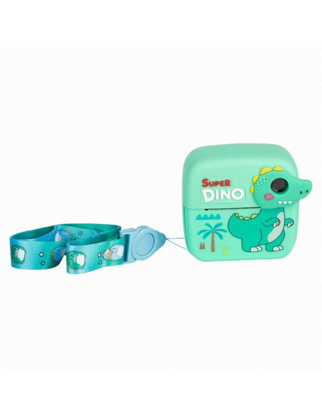 BN-86885,Aparat foto copii cu printare instant, Free2Play, Camere duale fata-spate, Cadre distractive, Cu 6 filtre, Dino