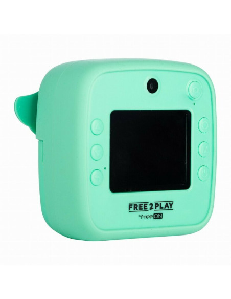 BN-86885,Aparat foto copii cu printare instant, Free2Play, Camere duale fata-spate, Cadre distractive, Cu 6 filtre, Dino