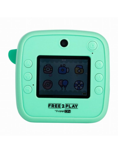 BN-86885,Aparat foto copii cu printare instant, Free2Play, Camere duale fata-spate, Cadre distractive, Cu 6 filtre, Dino