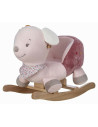 BN-83488,Balansoar, Free2Play, Zoe the Mouse, Cu sa confortabila cu spatar, Din lemn, 18 luni+, Pink