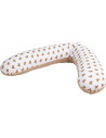 BN-87196,Perna alaptare, Bubaba, Cu doua fete, 170 x 35 cm, Teddys