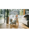 BN-83471,Balansoar, Free2Play, Max the Bear, Cu sa confortabila cu spatar, Din lemn, 18 luni+, Blue