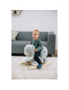BN-83471,Balansoar, Free2Play, Max the Bear, Cu sa confortabila cu spatar, Din lemn, 18 luni+, Blue
