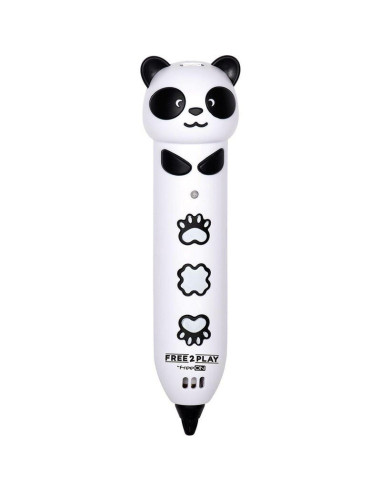 BN-86861,Set Creion 3D si Filament colorat de 20 m, Free2Play, Panda