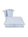 BN-6426972030854,Lenjerie patut cu 6 piese, MimiNu, Pentru patut 120x60 cm, Cu volanase, Cu pilota si perna, Cu doua aparatori l