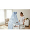 BN-6426972030861,Baldachin, MimiNu, Pentru patut, Cu funda si volanas, 210x145 cm, Material certificat Oeko Tex Standard 100, Co