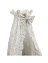 BN-6426972031226,Baldachin, MimiNu, Premium, Pentru patut, Cu funda si volanas, 210x145 cm, Material certificat Oeko Tex Standar