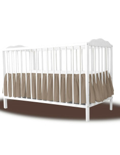 BN-6426972031028,Volanas pentru saltea de patut, MimiNu, 120x60 cm, Din bumbac certificat Oeko Tex Standard 100, Colectia Royal,