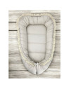 BN-6426972031400,Cosulet bebelus, MimiNu, Premium, Pentru dormit, Baby Nest 55 x 75 cm, Cu Volanase si dantela, Husa 100% bumbac
