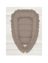 BN-6426972031035,Cosulet bebelus, MimiNu, Pentru dormit, Baby Nest 55 x 75 cm, Cu Volanase, Husa 100% bumbac, Din bumbac certifi