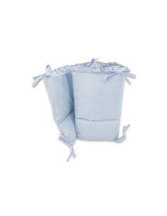 BN-6426972030892,Aparatoare pentru patut, MimiNu, Cu volanase, Din bumbac certificat Oeko Tex Standard 100, 180x30 cm, Cu pangli