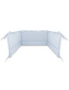 BN-6426972030892,Aparatoare pentru patut, MimiNu, Cu volanase, Din bumbac certificat Oeko Tex Standard 100, 180x30 cm, Cu pangli