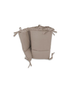 BN-6426972031042,Aparatoare pentru patut, MimiNu, Cu volanase, Din bumbac certificat Oeko Tex Standard 100, 180x30 cm, Cu pangli