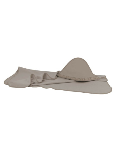 BN-6426972031059,Prosop cu gluga, MimiNu, Mare, Cu volanas, Dimensiune 100x100 cm, Din bumbac si thermo fleece, Materiale certif