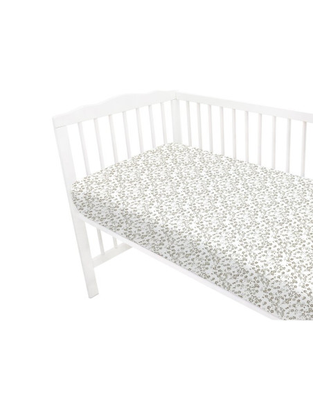 BN-6426972031271,Cearceaf cu elastic, MimiNu, Premium, Pentru patut 120X60 cm, Din bumbac certificat Oeko Tex Standard 100, Mead