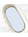 BN-6426972030946,Cearceaf cu elastic, MimiNu, Pentru landou, carucior si cosulet, Dimensiune 80x35 cm, Din bumbac certificat Oek