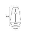 BN-6426972031462,Sac de dormit, MimiNu, Premium, Din bumbac interlock, Materiale certificate Oeko Tex Standard 100, Cu fermoar, 
