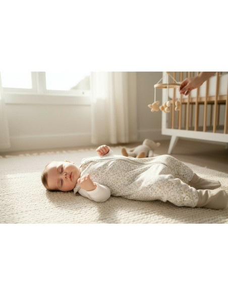 BN-6426972031332,Sac de dormit, MimiNu, Premium, Cu picioruse, De iarna, Din bumbac certificat Oeko Tex Standard 100, Cu fermoar