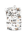 BN-6426972031196,Set 4 in 1 Cosulet bebelus, MimiNu, Baby Cocoon 75x55 cm, Husa bumbac, Din bumbac certificat Oeko Tex Standard