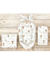 BN-6426972031189,Set 4 in 1 Cosulet bebelus, MimiNu, Baby Cocoon 75x55 cm, Husa bumbac, Din bumbac certificat Oeko Tex Standard 
