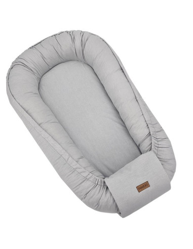 BN-209214,Cosulet bebelus, Feedo, Pentru dormit, joaca, protectie in patut, Baby Nest 90x60 cm, Din bumbac 100%, Design elegant,