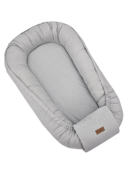 BN-209214,Cosulet bebelus, Feedo, Pentru dormit, joaca, protectie in patut, Baby Nest 90x60 cm, Din bumbac 100%, Design elegant,