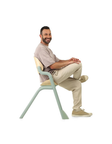 BN-8420421093917,Scaun de masa multifunctional Noah, Jane, De la 6 luni la adult, Din lemn fag, Husa lavabila, Greutate maxima 1