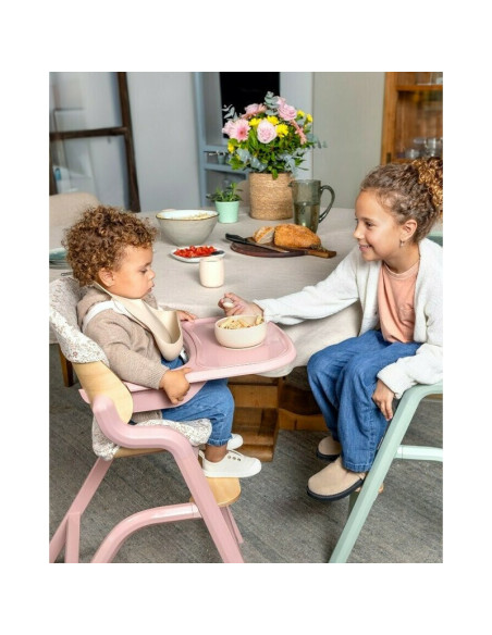 BN-8420421093917,Scaun de masa multifunctional Noah, Jane, De la 6 luni la adult, Din lemn fag, Husa lavabila, Greutate maxima 1