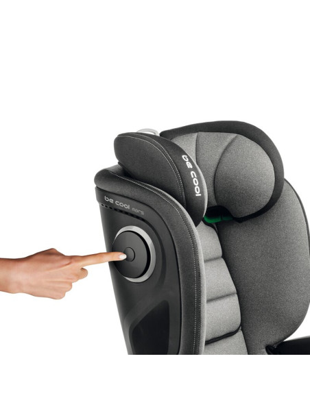 BN-8420421095010,Scaun auto, Be Cool, Mars, I-Size, 100-150 cm, 4-12 ani, Cu isofix, Protectie superioara in caz de impact later