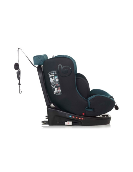 BN-8420421095492,Scaun auto, Be Cool, Easy I-Size, Rotire 360 grade, 40 - 150 cm, 0 - 36 kg, Cu Isofix si Centura Top Tether, Co