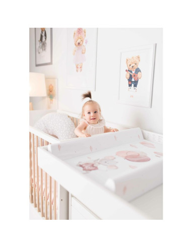 BN-W-102-000-786,Saltea de infasat, Ceba Baby, Moale, Profilata, 50x70 cm, Pentru comode si masute de infasat, Fara BPA, Imperme