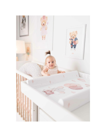 BN-W-102-000-786,Saltea de infasat, Ceba Baby, Moale, Profilata, 50x70 cm, Pentru comode si masute de infasat, Fara BPA, Imperme
