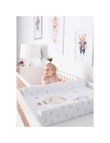 BN-W-102-000-786,Saltea de infasat, Ceba Baby, Moale, Profilata, 50x70 cm, Pentru comode si masute de infasat, Fara BPA, Imperme