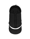 BN-LO-OLI_BLACK,Sac de iarna, Lionelo, Oli, Pentru carucior, landou sau scaun auto, 101x45 cm, Impermeabil, Rezistent pana la -2