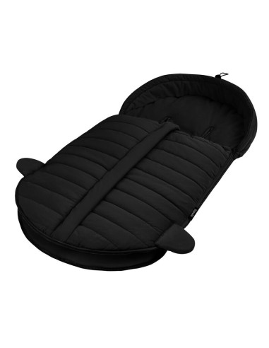 BN-LO-OLI_BLACK,Sac de iarna, Lionelo, Oli, Pentru carucior, landou sau scaun auto, 101x45 cm, Impermeabil, Rezistent pana la -2