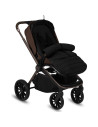 BN-LO-OLI_BLACK,Sac de iarna, Lionelo, Oli, Pentru carucior, landou sau scaun auto, 101x45 cm, Impermeabil, Rezistent pana la -2