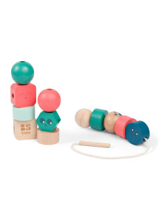 BSGA533,Margele mari de insirat din lemn, Junior Beads