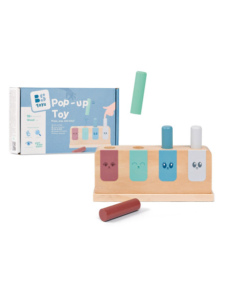BSGA532,Jucarie Pop-up din lemn, BS Toys