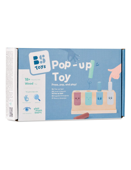 BSGA532,Jucarie Pop-up din lemn, BS Toys