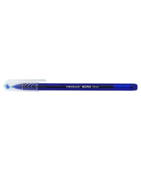 Set 50 de pixuri Pensan Buro, 1 mm, Albastru