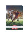 Set 5 Caiete Herlitz, A4, 80 file, 70g/mp, Matematica, colturi rotunjite, motiv Fotbal