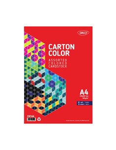 Carton color A4 Daco CN166, 160 g/mp, 50 coli, 10 culori