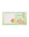 Notes adeziv Strigo SSN046, Motiv Capybara, Galben pastel