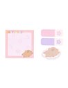 Notes adeziv Strigo SSN041, Motiv Capybara, Roz pastel
