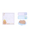 Notes adeziv Strigo SSN0421, Motiv Capybara, Albastru pastel