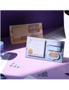 Notes adeziv Strigo SSN0421, Motiv Capybara, Albastru pastel