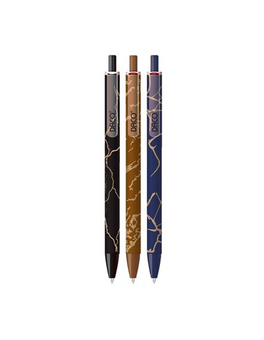 Pix Daco Marmorat PX269, 0.7 mm, Mina albastra, Culori asortate